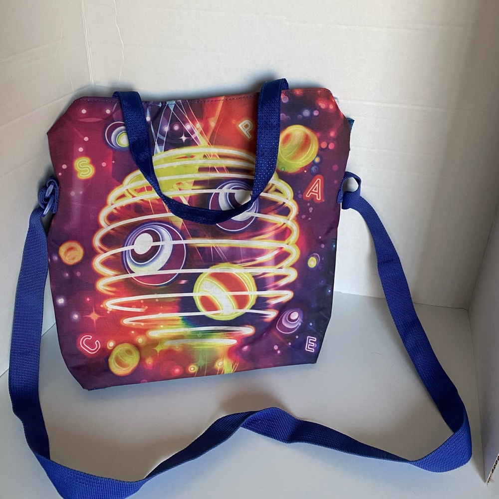 Space theme shoulder bag